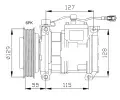 NRF Kompresor klimatizace NRF 32093, 32093