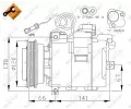 Kompresor klimatizace NRF ‐ NRF 32104