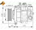 NRF Kompresor klimatizace ‐ NRF 32263