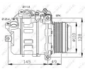 Kompresor klimatizace NRF ‐ NRF 32533