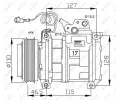 NRF Kompresor klimatizace NRF 32552G, 32552G