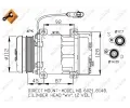NRF Kompresor klimatizace EASY FIT NRF 32759, 32759
