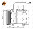 NRF Kompresor klimatizace EASY FIT ‐ NRF 32824