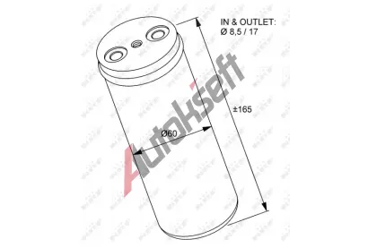 NRF Sušárna klimatizace NRF 33233, 33233 NRF Sušárna klimatizace NRF 33233, 33233
