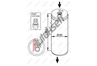 NRF Vysoue klimatizace NRF 33296, 33296