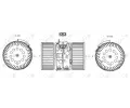 NRF Vnitřní ventilátor NRF 34161, 34161