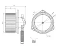NRF Vnitn ventiltor NRF 34286, 34286