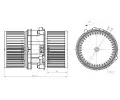 NRF Vnitn ventiltor NRF 34290, 34290