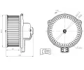 Vnitn ventiltor NRF ‐ NRF 34291