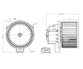 NRF Vnitřní ventilátor NRF 34300, 34300