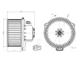 NRF Vnitn ventiltor NRF 34301, 34301