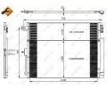 NRF Kondenztor klimatizace NRF 350038, 350038