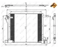 Kondenztor klimatizace NRF ‐ NRF 350040