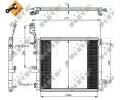 Kondenztor klimatizace NRF ‐ NRF 350047