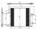 Kondenztor klimatizace NRF ‐ NRF 350048