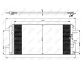 Kondenztor klimatizace NRF ‐ NRF 350060