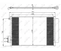 Kondenztor klimatizace NRF ‐ NRF 350065