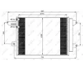 Kondenztor klimatizace NRF ‐ NRF 350070