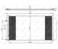 Kondenztor klimatizace NRF ‐ NRF 350071