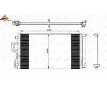 NRF Kondenzátor klimatizace NRF 350078, 350078