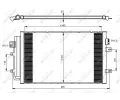 Kondenztor klimatizace NRF ‐ NRF 350083