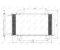 NRF Kondenztor klimatizace NRF 350097, 350097
