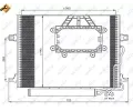 Kondenztor klimatizace NRF ‐ NRF 350211