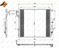 Kondenztor klimatizace NRF ‐ NRF 350220