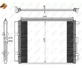 NRF Kondenztor klimatizace EASY FIT NRF 350230, 350230