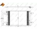 NRF Kondenztor klimatizace EASY FIT NRF 350323, 350323