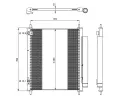Kondenztor klimatizace NRF ‐ NRF 350326