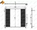 Kondenztor klimatizace NRF ‐ NRF 350336