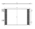 Kondenztor klimatizace NRF ‐ NRF 350369