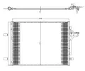 Kondenztor klimatizace NRF ‐ NRF 350375