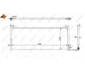 NRF Kondenztor klimatizace EASY FIT NRF 350390, 350390
