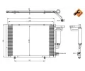 Kondenztor klimatizace NRF ‐ NRF 350395