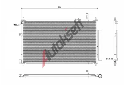 NRF Kondenztor klimatizace NRF 350419, 350419