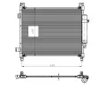 Kondenztor klimatizace NRF ‐ NRF 350420