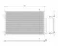Kondenztor klimatizace NRF ‐ NRF 350426