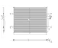 Kondenztor klimatizace NRF ‐ NRF 350444