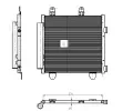 Kondenztor klimatizace NRF ‐ NRF 350445