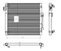 Kondenztor klimatizace NRF ‐ NRF 350447