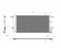 NRF Kondenztor klimatizace EASY FIT NRF 350454, 350454