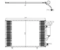Kondenztor klimatizace NRF ‐ NRF 350456