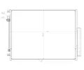 Kondenztor klimatizace NRF ‐ NRF 350459