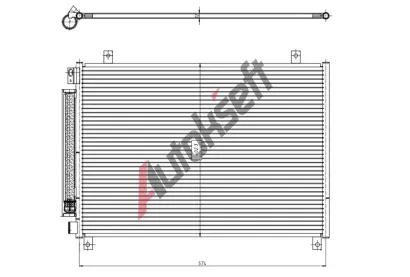 NRF Kondenztor klimatizace EASY FIT NRF 350461, 350461
