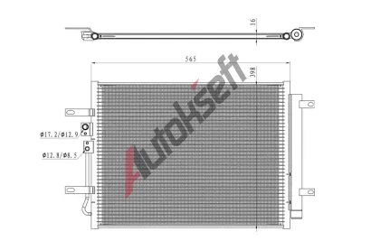 NRF Kondenztor klimatizace EASY FIT NRF 350471, 350471