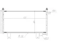 Kondenztor klimatizace NRF ‐ NRF 350473