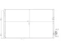 Kondenztor klimatizace NRF ‐ NRF 350476