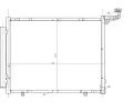 Kondenztor klimatizace NRF ‐ NRF 350482